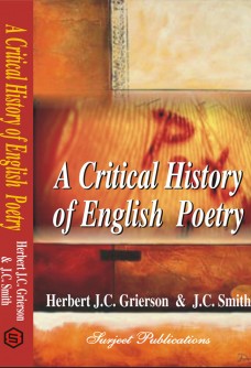 A CRITICAL HISTORY OF ENGLISH POETRY